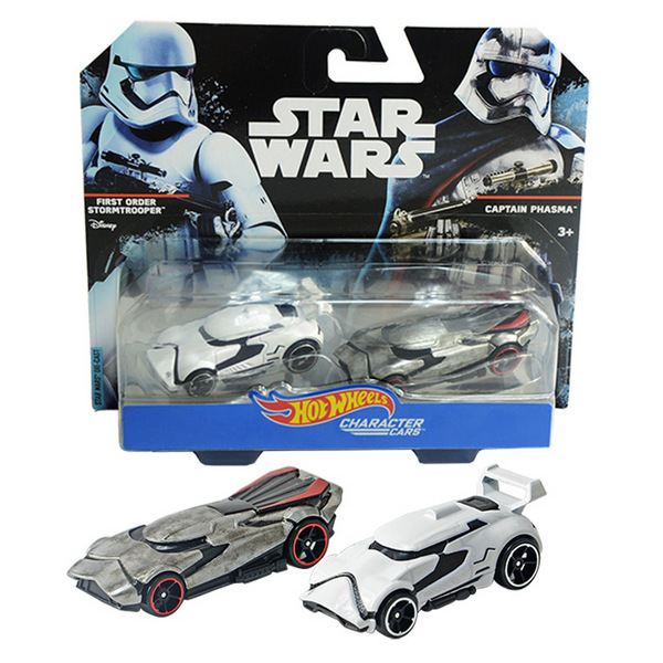 Star Wars 1st Order Stormtrooper & Captain Phasma Character Cars
